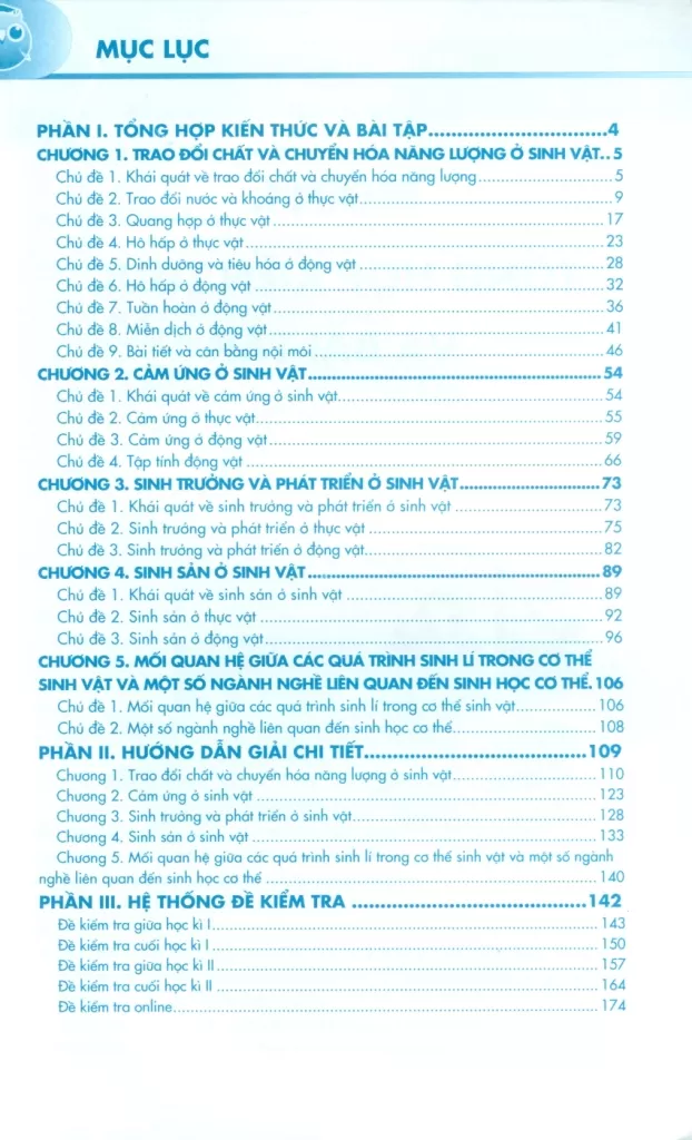 TRỌNG ĐIỂM KIẾN THỨC LỚP 11 MÔN SINH (Định hướng nội dung chuẩn theo chương trình SGK mới)