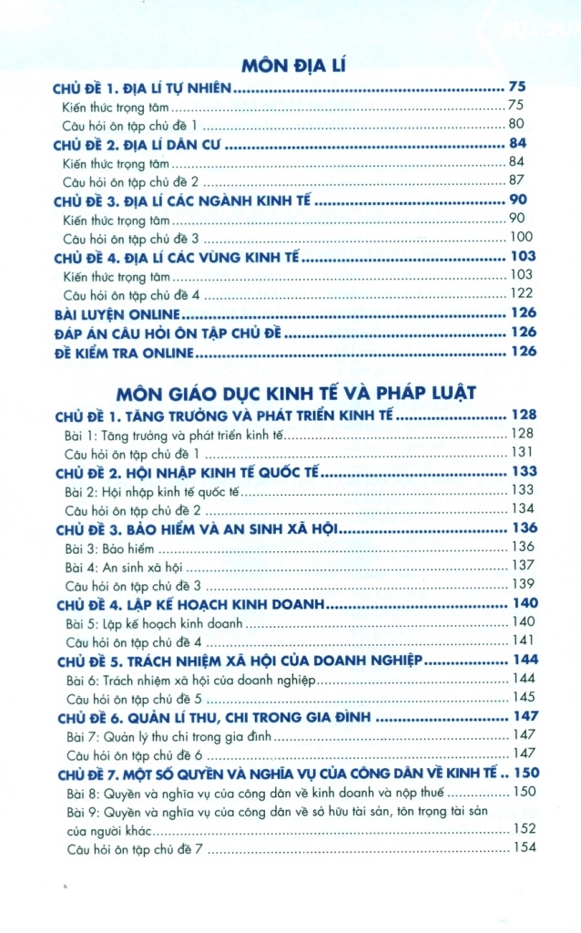 SIÊU TRỌNG TÂM MÔN LỊCH SỬ - ĐỊA LÍ - GIÁO DỤC KINH TẾ VÀ PHÁP LUẬT LỚP 12 (Lý thuyết, dạng bài và bài tập chi tiết  - Phù hợp cho cả 3 bộ SGK hiện hành)