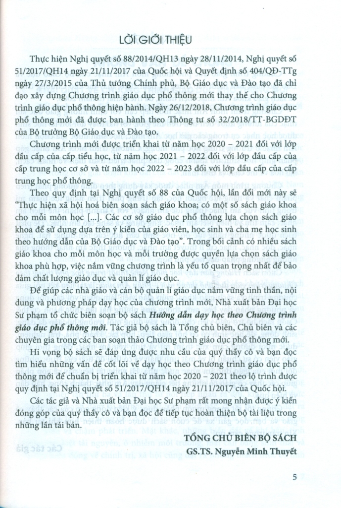 Hướng dẫn dạy học môn Nghệ thuật THPT theo Chương trình giáo dục phổ thông mới - Phần Âm nhạc
