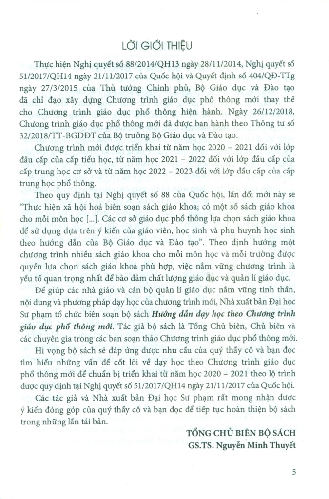 Hướng dẫn tổ chức Hoạt động trải nghiệm, hướng nghiệp THPT theo Chương trình giáo dục phổ thông mới