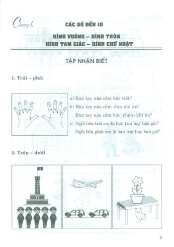 Học và hành Toán lớp 1 - Tập 1 (Theo chương trình Tiểu học mới - Định hướng phát triển năng lực)