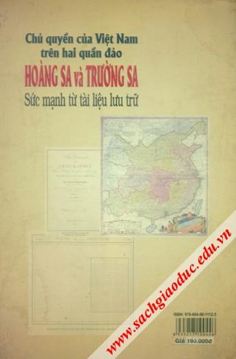 Chủ quyền của Việt Nam trên hai quần đảo Hoàng Sa và Trường Sa - Sức mạnh từ tài liệu lưu trữ