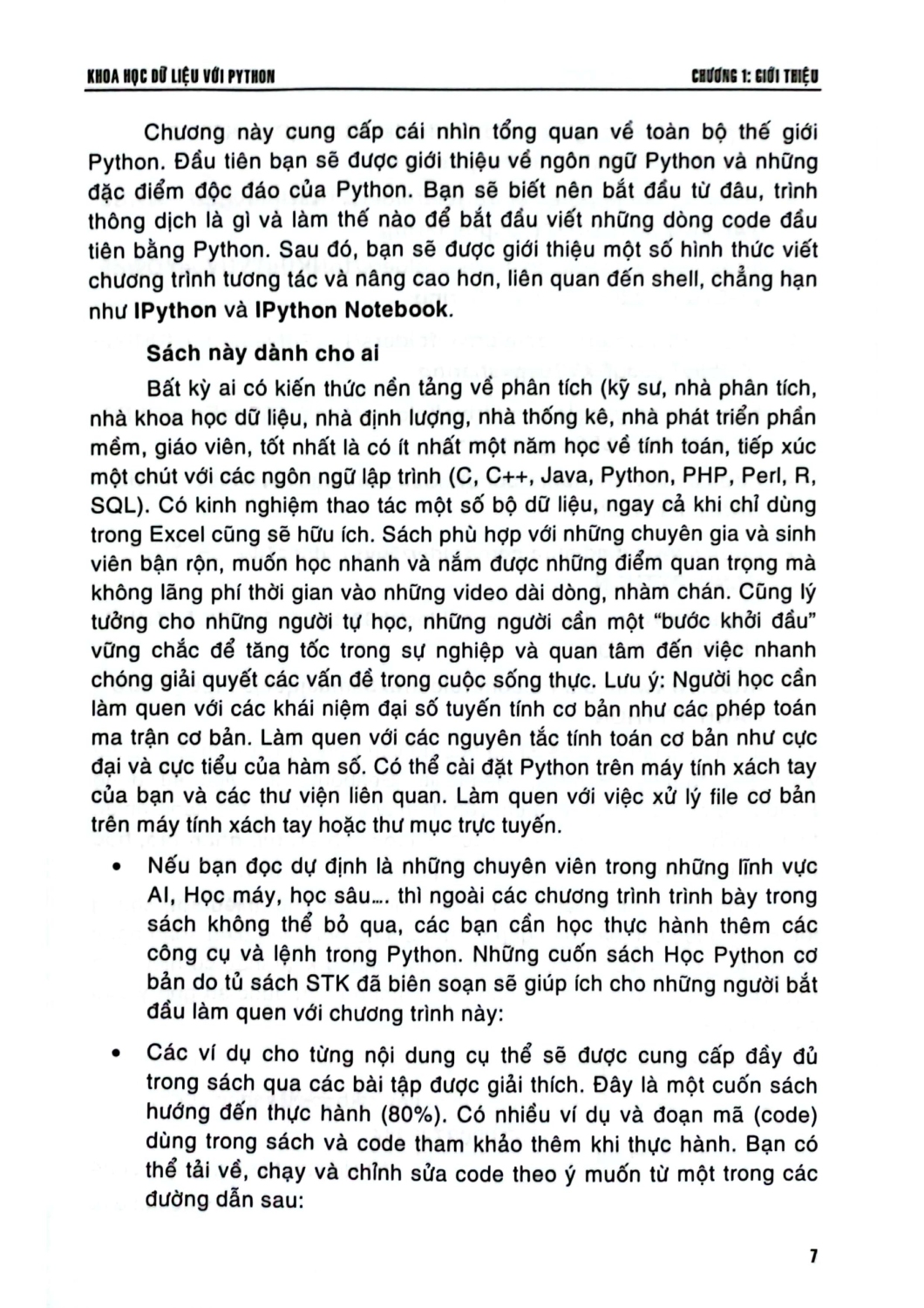 KHOA HỌC DỮ LIỆU VỚI PYTHON