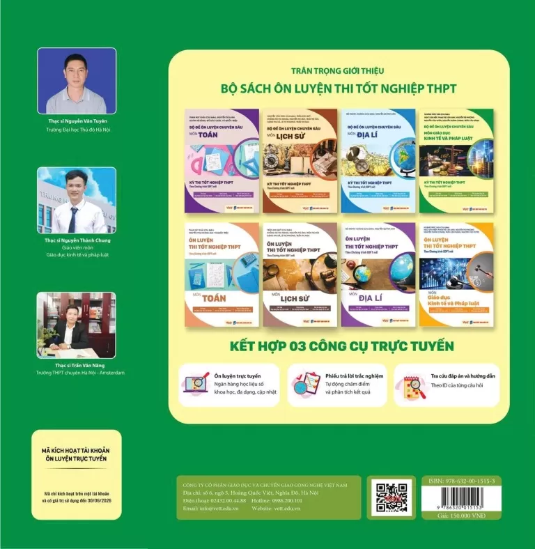 BỘ ĐỀ ÔN LUYỆN CHUYÊN SÂU MÔN GIÁO DỤC KINH TẾ VÀ PHÁP LUẬT (Kỳ thi tốt nghiệp THPT theo Chương trình GDPT mới)