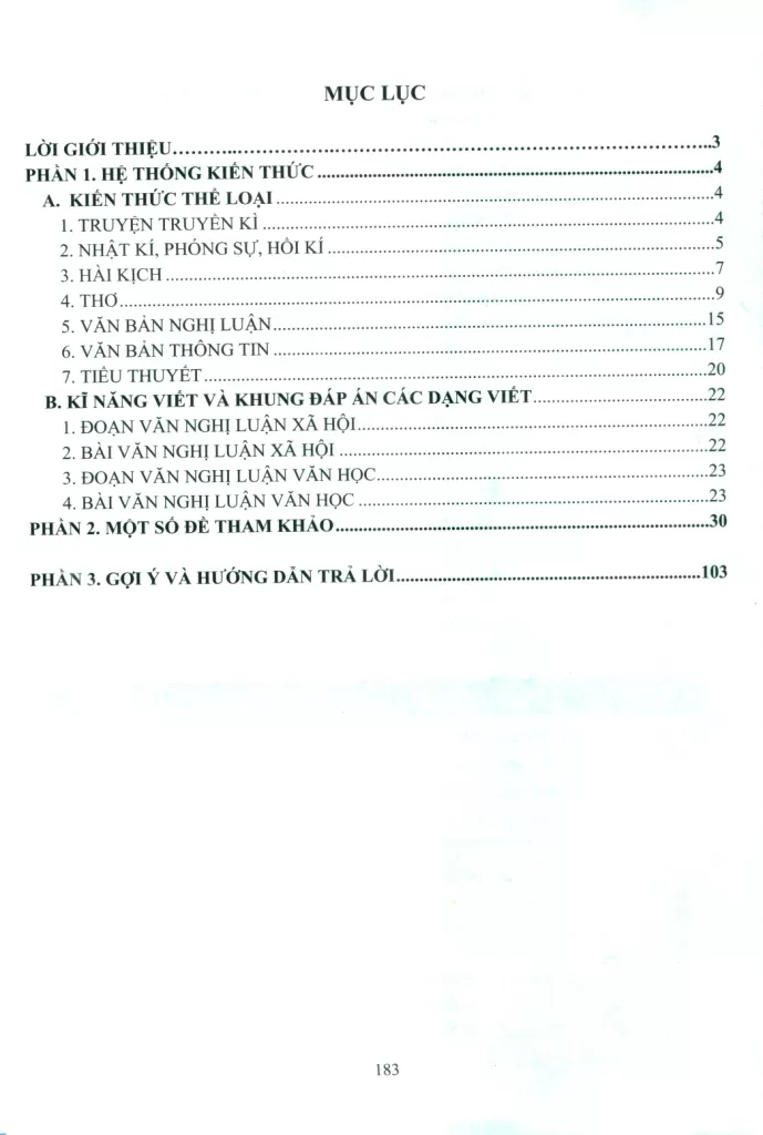 ÔN LUYỆN THI TỐT NGHIỆP THPT MÔN NGỮ VĂN (Theo Chương trình GDPT mới)
