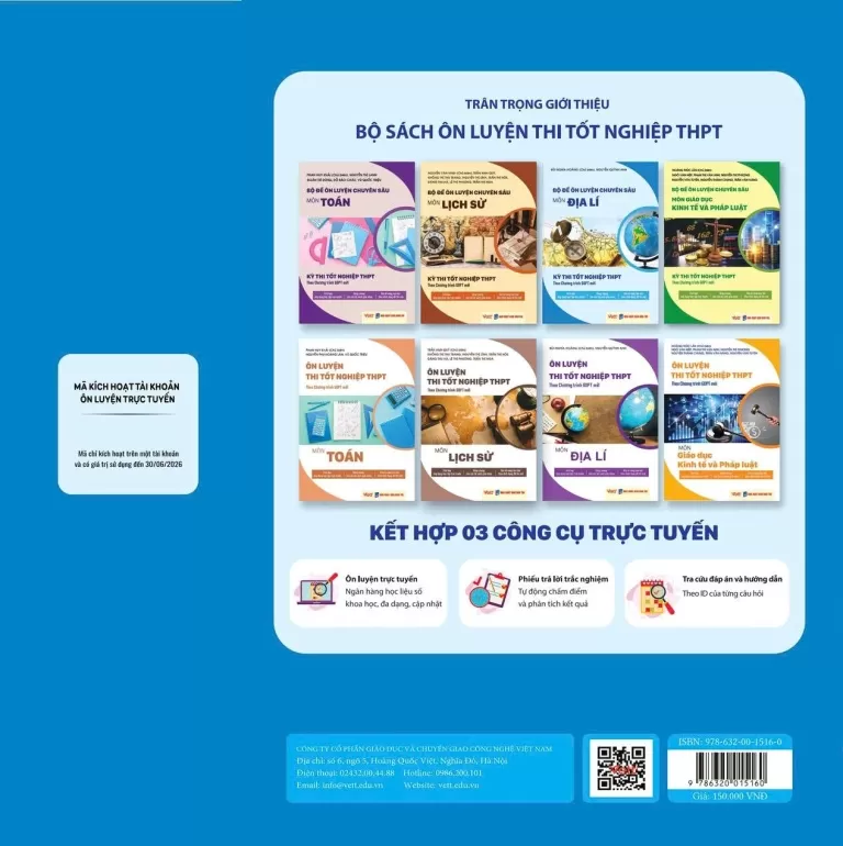 BỘ ĐỀ ÔN LUYỆN CHUYÊN SÂU MÔN ĐỊA LÍ (Kỳ thi tốt nghiệp THPT theo Chương trình GDPT mới)