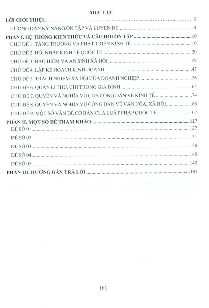 ÔN LUYỆN THI TỐT NGHIỆP THPT MÔN GIÁO DỤC KINH TẾ VÀ PHÁP LUẬT (Theo Chương trình GDPT mới)