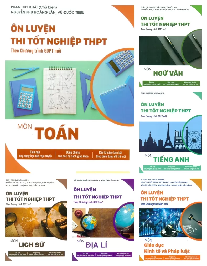 BỘ SÁCH ÔN LUYỆN THI TỐT NGHIỆP THPT (Theo Chương trình GDPT 2018)