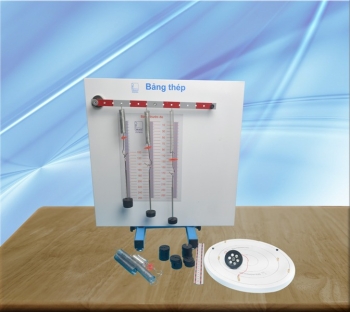 BỘ THIẾT BỊ CHỨNG MINH ĐỘ GIÃN LÒ XO (VẬT LÍ LỚP 6)