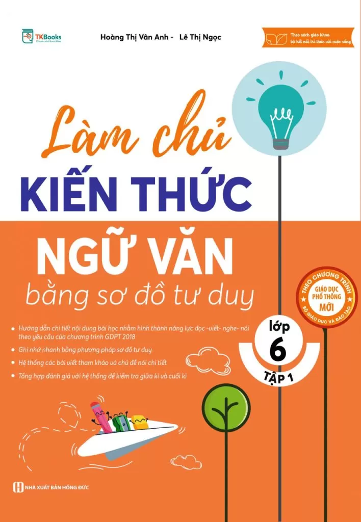 LÀM CHỦ KIẾN THỨC NGỮ VĂN LỚP 6 BẰNG SƠ ĐỒ TƯ DUY - TẬP 1 (Theo SGK Kết nối tri thức)