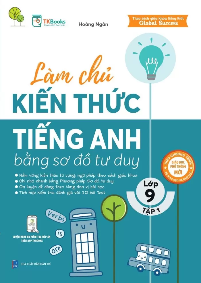 LÀM CHỦ KIẾN THỨC TIẾNG ANH BẰNG SƠ ĐỒ TƯ DUY LỚP 9 - Tập 1 (Theo SGK Tiếng Anh Global Success)