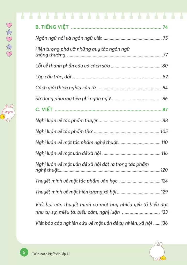 Take Note NGỮ VĂN LỚP 11 - Tổng hợp kiến thức: Hiểu nhanh, nhớ lâu!