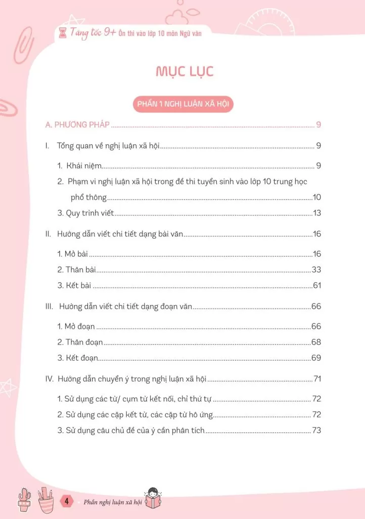 TĂNG TỐC 9+ ÔN THI VÀO LỚP 10 MÔN NGỮ VĂN - PHẦN NGHỊ LUẬN XÃ HỘI VÀ NGHỊ LUẬN VĂN HỌC