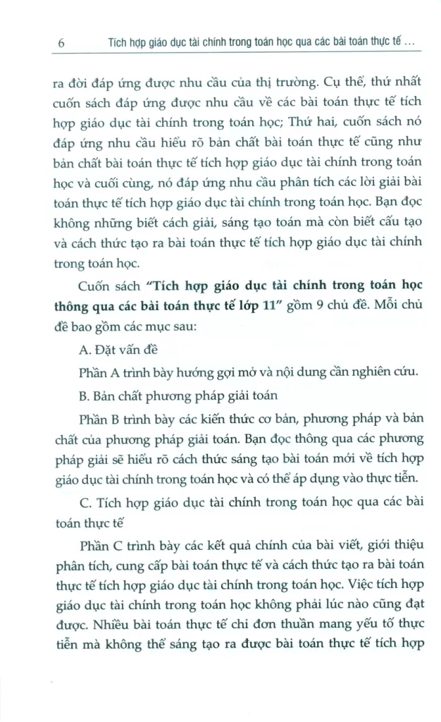 TÍCH HỢP GIÁO DỤC TÀI CHÍNH TRONG TOÁN HỌC QUA CÁC BÀI TOÁN THỰC TẾ LỚP 11 (Biên soạn theo Chương trình GDPT mới)
