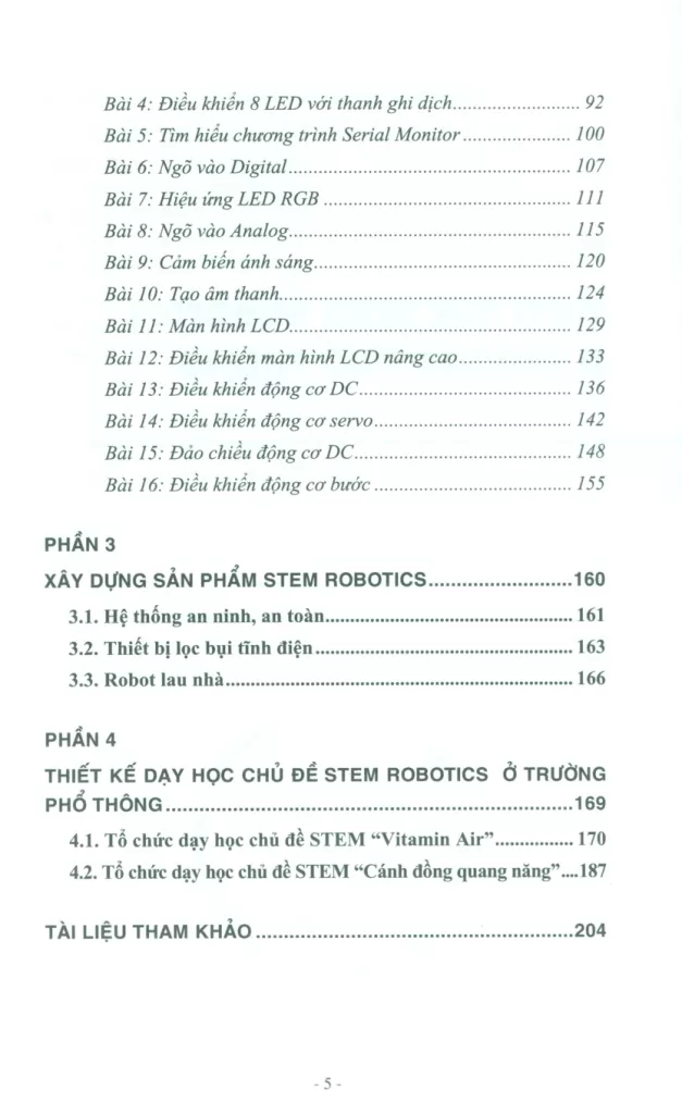 HƯỚNG DẪN DẠY VÀ HỌC STEM ROBOTICS VỚI ỨNG DỤNG SKETCHUP VÀ ARDUINO Ở TRƯỜNG PHỔ THÔNG