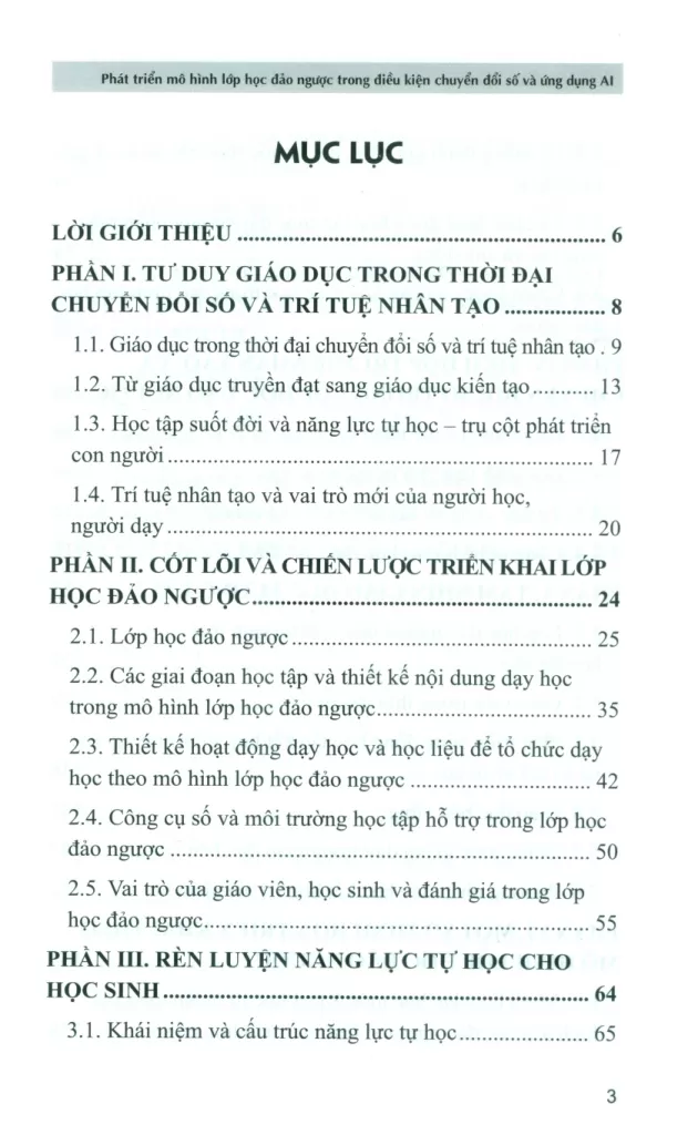 PHÁT TRIỂN MÔ HÌNH LỚP HỌC ĐẢO NGƯỢC TRONG ĐIỀU KIỆN CHUYỂN ĐỔI SỐ VÀ ỨNG DỤNG AI - Một mô hình học tập hướng tới tương lai bền vững