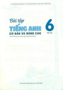 BÀI TẬP TIẾNG ANH CƠ BẢN VÀ NÂNG CAO LỚP 2 (Theo chương trình GDPT 2018)