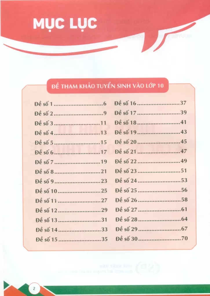 TUYỂN SINH 10 VÀ CÁC ĐỀ TOÁN THỰC TẾ (Bám sát cấu trúc đề thi của TP. HCM năm học 2025 - 2026; Theo Chương trình GDPT 2018)
