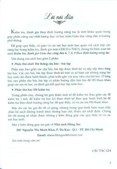 KIỂM TRA, ĐÁNH GIÁ GIÁO DỤC CÔNG DÂN LỚP 7 (Theo chương trình GDPT mới - Định hướng phát triển năng lực)
