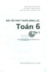 BÀI TẬP PHÁT TRIỂN NĂNG LỰC MÔN TOÁN LỚP 6 - TẬP 1 (Theo chương trình GDPT 2018 - Bám sát SGK Cánh diều)
