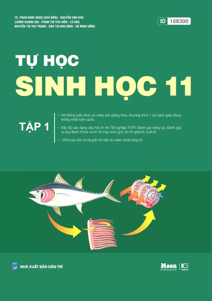 TỰ HỌC SINH HỌC LỚP 11 - TẬP 1 (Hệ thống kiến thức và video bài giảng đầy đủ theo chương trình một bộ SGK thống nhất toàn quốc; Đầy đủ các dạng câu hỏi ôn thi tốt nghiệp THPT, đánh giá năng lực… và ôn thi học sinh giỏi... )