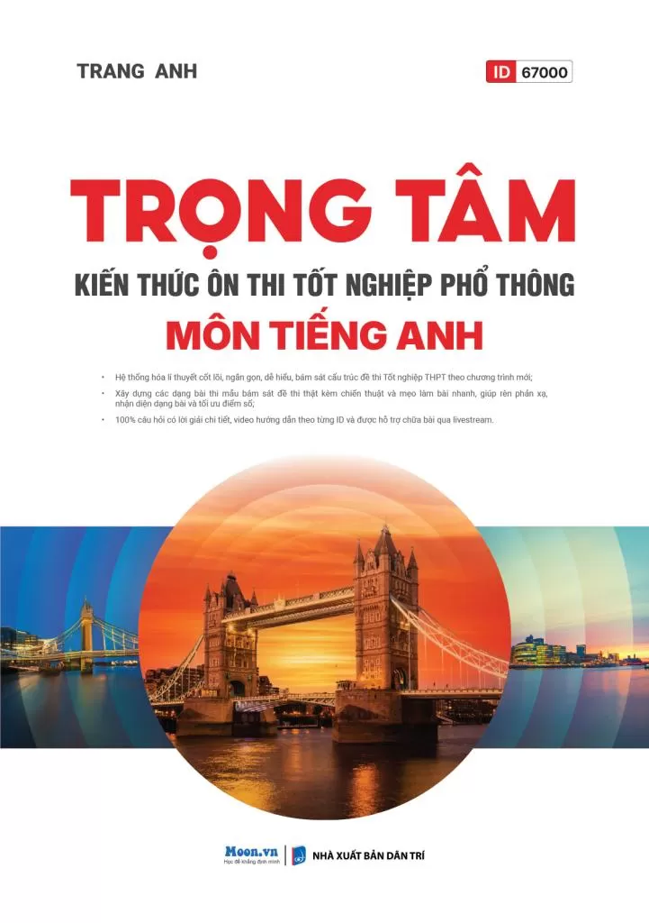 TRỌNG TÂM KIẾN THỨC ÔN THI TỐT NGHIỆP PHỔ THÔNG MÔN TIẾNG ANH