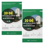 BỘ SÁCH: HSA - 20 ĐỀ LUYỆN THI ĐÁNH GIÁ NĂNG LỰC ĐẠI HỌC QUỐC GIA HÀ NỘI (TẬP 1 + TẬP 2)