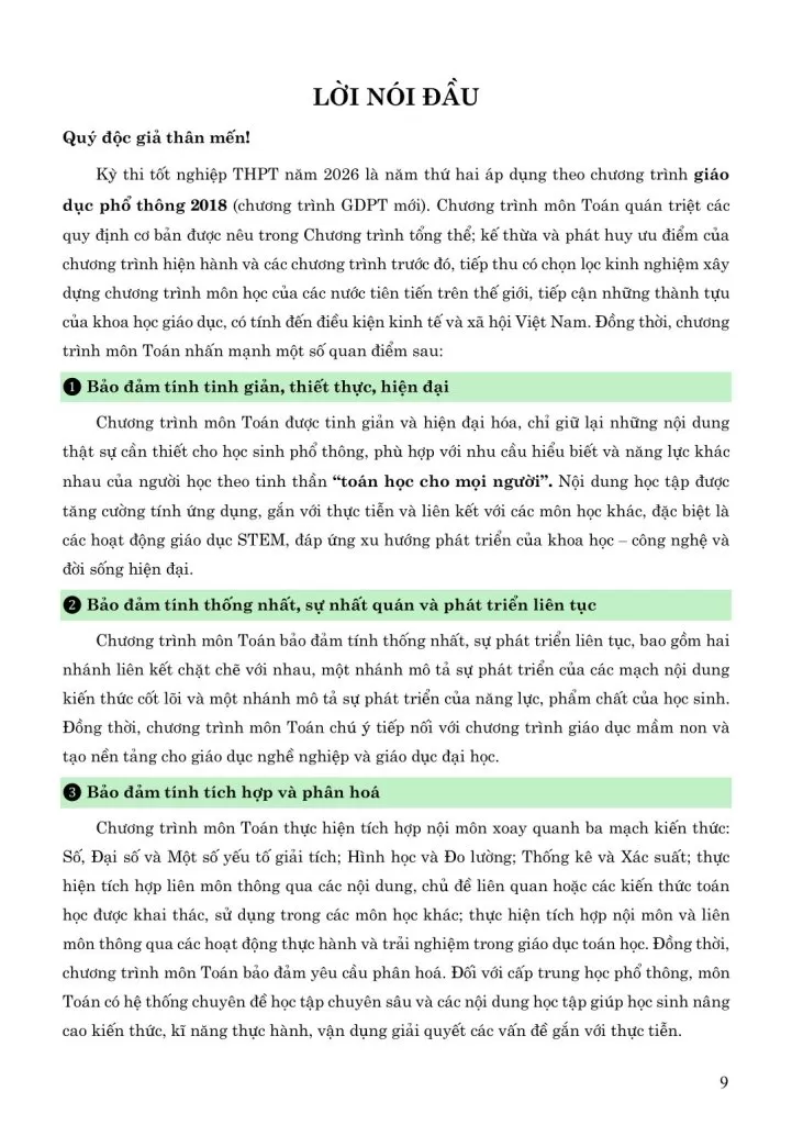 60 ĐỀ MINH HỌA TỐT NGHIỆP THPT 2026 MÔN TOÁN