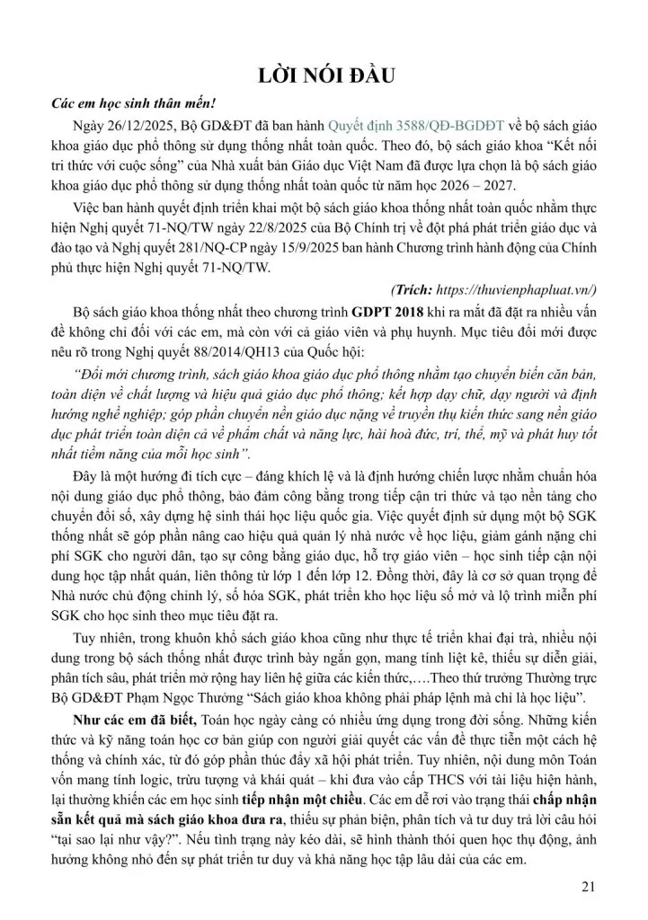 NỀN TẢNG TOÁN LỚP 7 (Hệ thống kiến thức đầy đủ theo Chương trình SGK thống nhất, 100% bài tập có lời giải chi tiết)