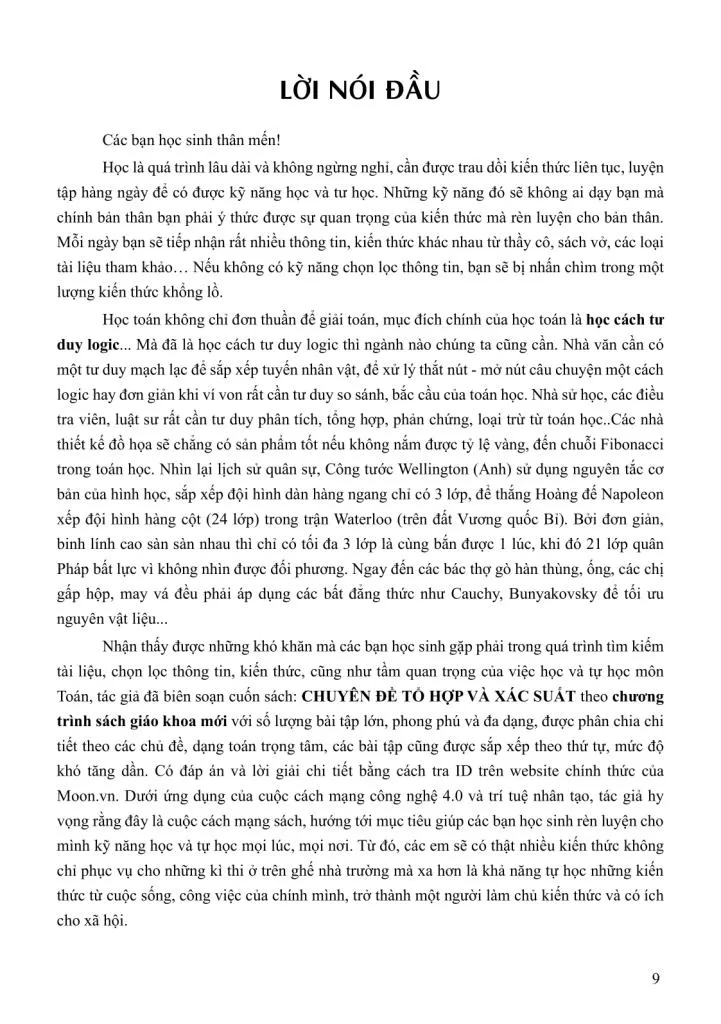 CHUYÊN ĐỀ TỔ HỢP VÀ XÁC SUẤT