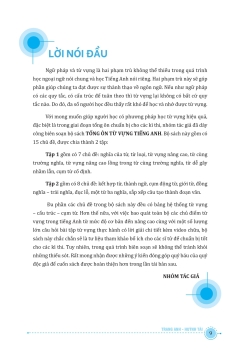 TỔNG ÔN TỪ VỰNG TIẾNG ANH - TẬP 2