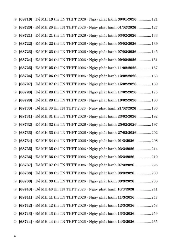 60 ĐỀ MINH HỌA TỐT NGHIỆP THPT 2026 MÔN ĐỊA LÍ
