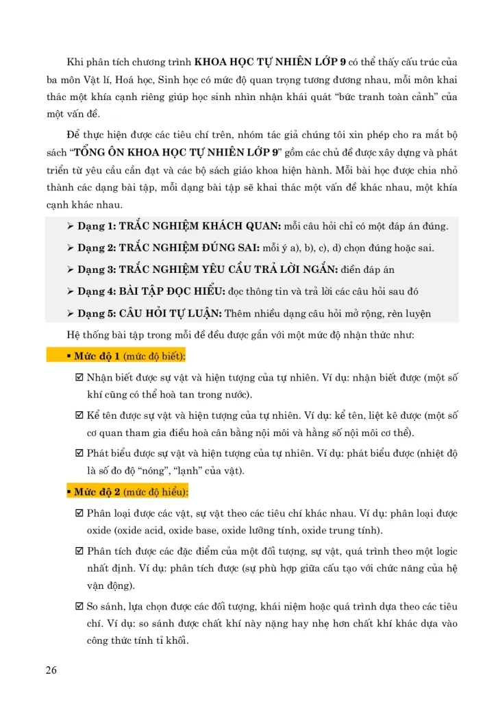 TỔNG ÔN KHOA HỌC TỰ NHIÊN LỚP 9 - TẬP 2 (Sách được biên soạn theo từng chủ đề mở rộng, chuyên sâu, bám sát chương  trình học...)