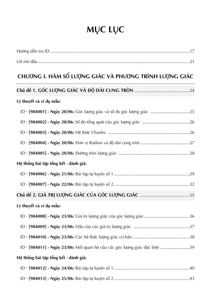 NỀN TẢNG TOÁN HỌC LỚP 11 (Theo Chương trình SGK mới)