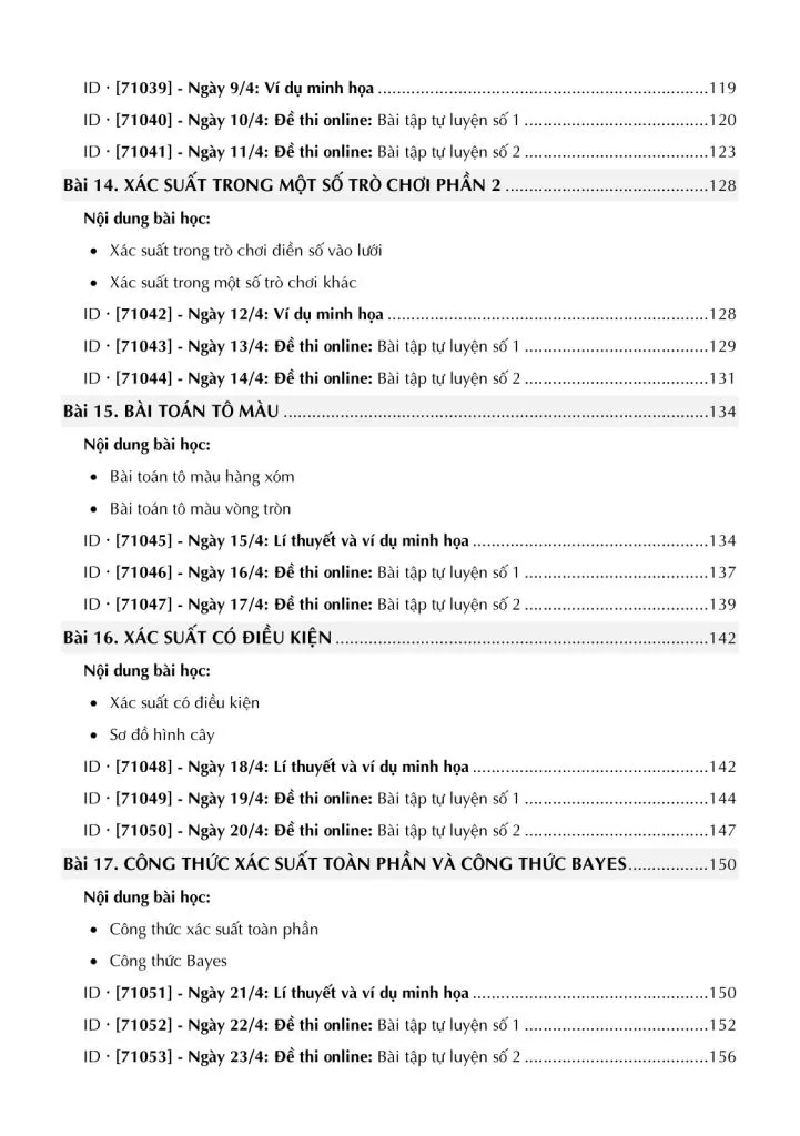 CHUYÊN ĐỀ TỔ HỢP VÀ XÁC SUẤT