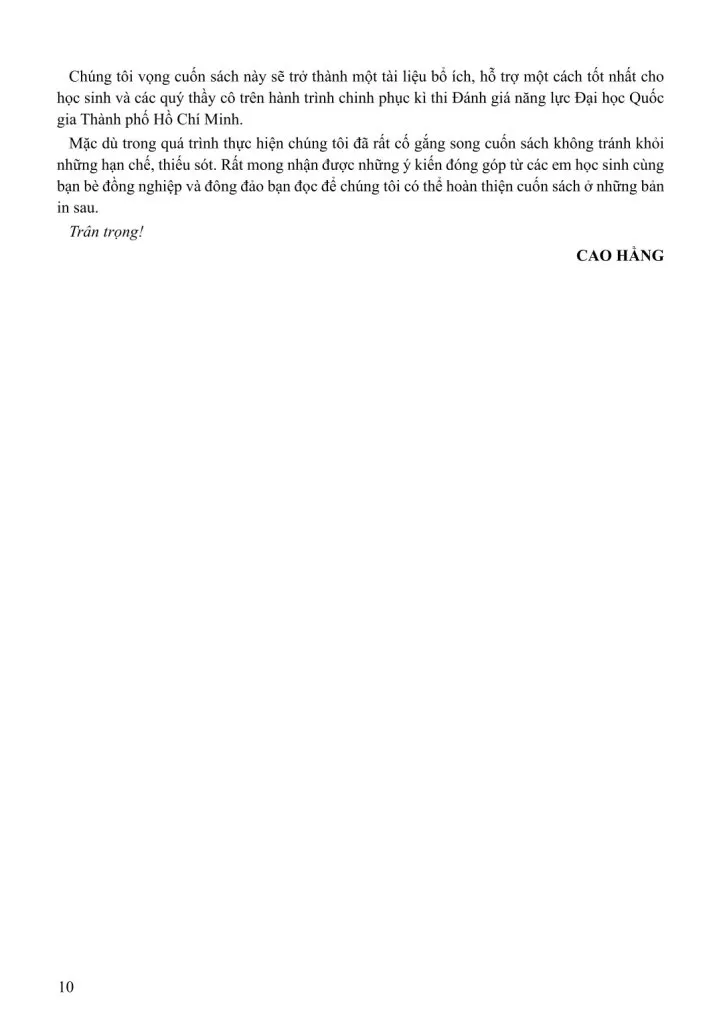 HCM - VACT Luyện thi Đánh giá năng lực Đại học Quốc gia TP. HCM - TỔNG ÔN NGÔN NGỮ TIẾNG VIỆT