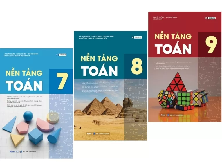 COMBO NỀN TẢNG TOÁN LỚP 7, 8, 9 (Hệ thống kiến thức đầy đủ theo Chương trình SGK thống nhất, 100% bài tập có lời giải chi tiết)