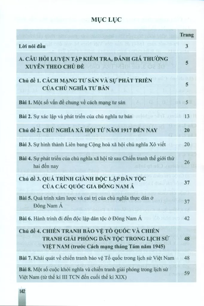 LUYỆN TẬP KIỂM TRA, ĐÁNH GIÁ THƯỜNG XUYÊN VÀ ĐỊNH KÌ LỊCH SỬ LỚP 11 (Theo Chương trình GDPT 2018)