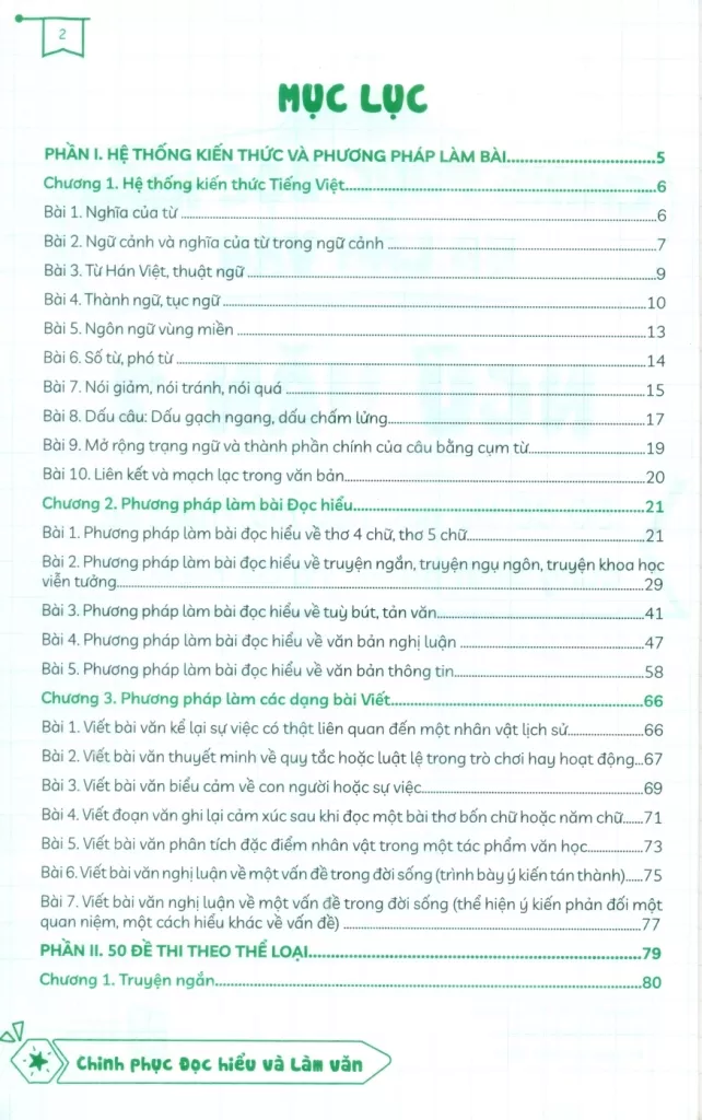 CHINH PHỤC ĐỌC HIỂU VÀ LÀM VĂN - NGỮ VĂN LỚP 7 (50 Đề thi ngữ liệu mở, thiết kế đúng định hướng ra đề hiện nay)
