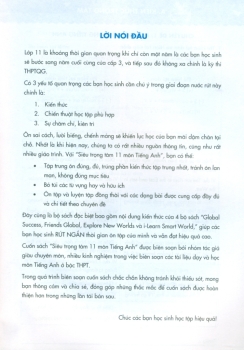 SIÊU TRỌNG TÂM LÍ THUYẾT, DẠNG BÀI VÀ BÀI TẬP CHI TIẾT MÔN TIẾNG ANH LỚP 11 (Biên soạn theo CTGDPT mới - Bám sát nội dung các bộ SGK hiện hành)