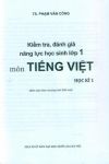 Kiểm tra đánh giá năng lực học sinh lớp 1 môn Tiếng Việt - Học kì 2 (Biên soạn theo chương trình SGK mới)