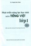 Phát triển năng lực học sinh môn Tiếng Việt lớp 1 - Tập 2 (Biên soạn theo chương trình SGK mới)