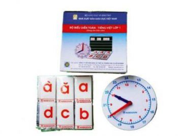 Bộ biểu diễn Toán - Tiếng Việt lớp 1 (Giáo viên) - Theo thông tư 05