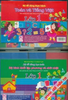 Bộ thực hành Toán và Tiếng Việt lớp 1 (Dùng cho học sinh) - Theo thông tư 05