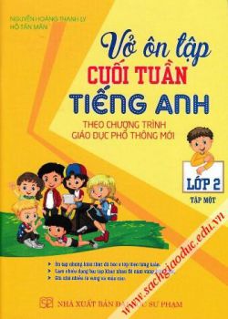 Vở ôn tập cuối tuần Tiếng Anh lớp 2 - Tập 1 (Theo chương trình GDPT mới)