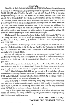 ÔN LUYỆN THI TỐT NGHIỆP THPT TỪ NĂM 2025 MÔN TIẾNG ANH (Theo Chương trình GDPT mới)